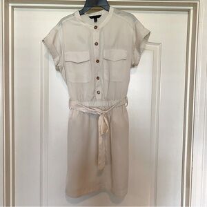 Banana Republic Off White Dress Size Small
